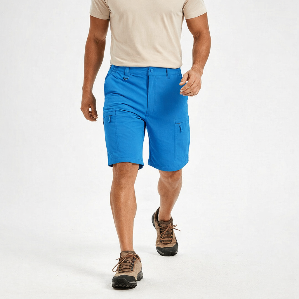 Men’s Cargo Shorts with Side Zip Cargo Pockets