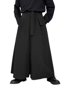 Men’s High-Waisted Wide-Leg Pleated Pants