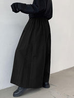 Men’s High-Waisted Wide-Leg Pleated Pants