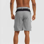 Men’s Knee-Length Cargo Shorts with Zippered Pockets