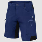 Men’s Knee-Length Cargo Shorts with Zippered Pockets