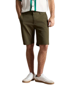 Men’s Knee-Length Chino Shorts with Slanted Pockets
