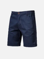 Men’s Knee-Length Chino Shorts with Slanted Pockets