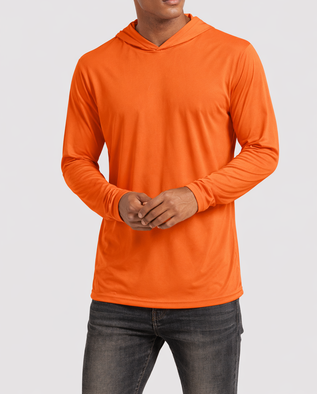 Men’s Long Sleeve Hooded T-Shirt