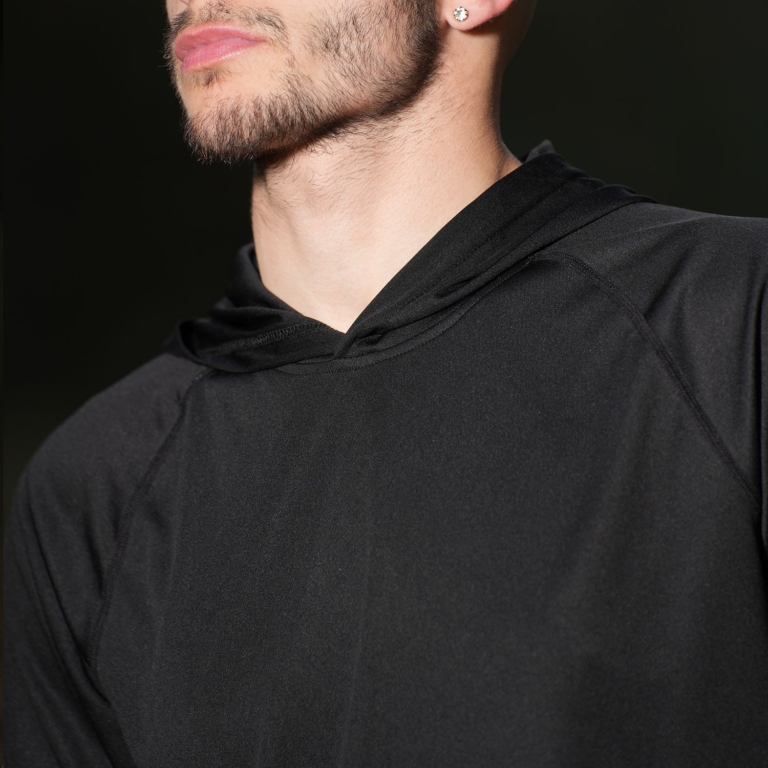 Men’s Long Sleeve Hooded T-Shirt