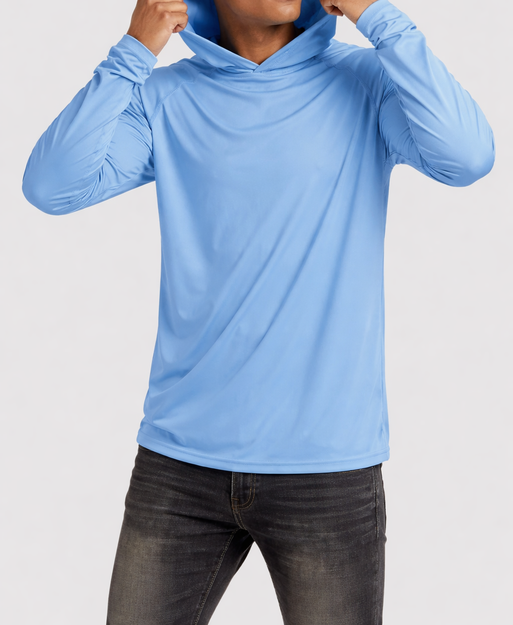 Men’s Long Sleeve Hooded T-Shirt