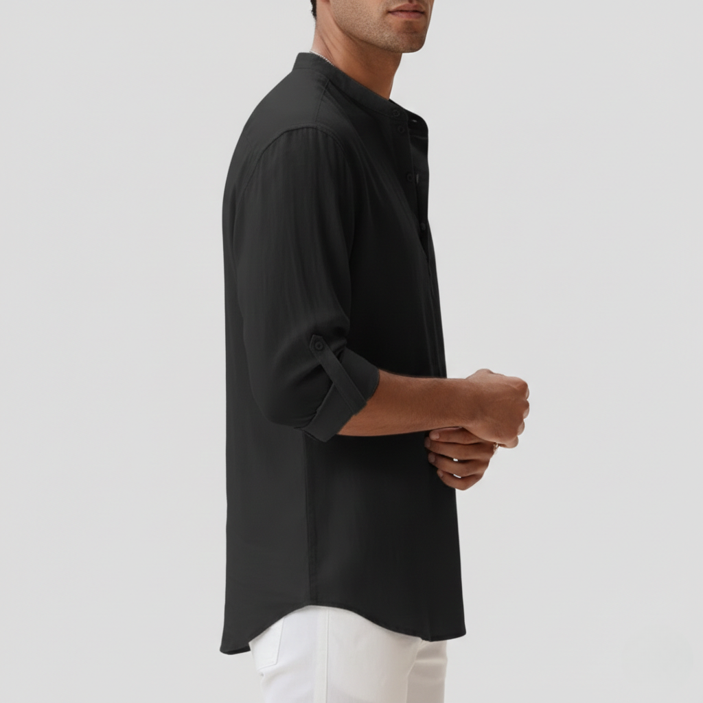 Men’s Long Sleeve Linen Shirt