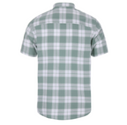 Men’s Plaid Short Sleeve Button-Up Shirt With Chest Pocket