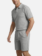 Men’s Polo Shirt & Shorts Set