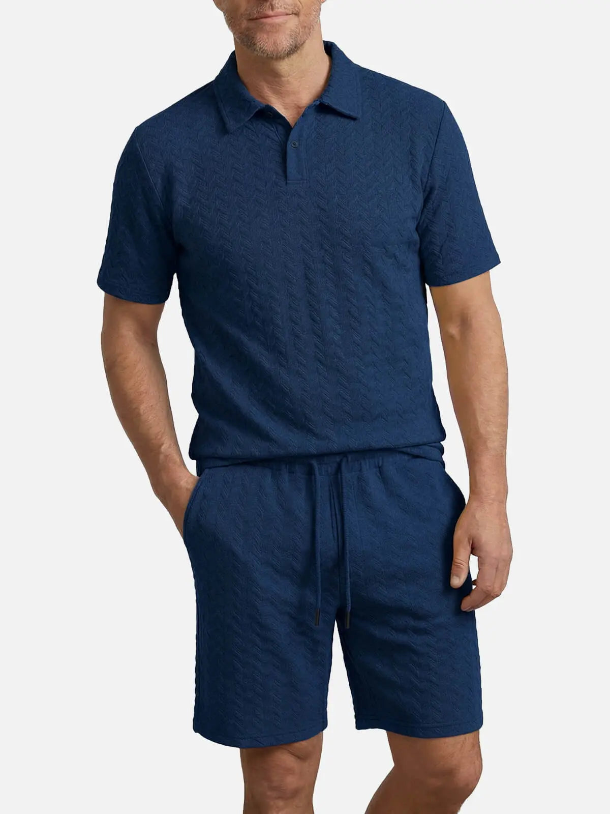 Men’s Polo Shirt & Shorts Set