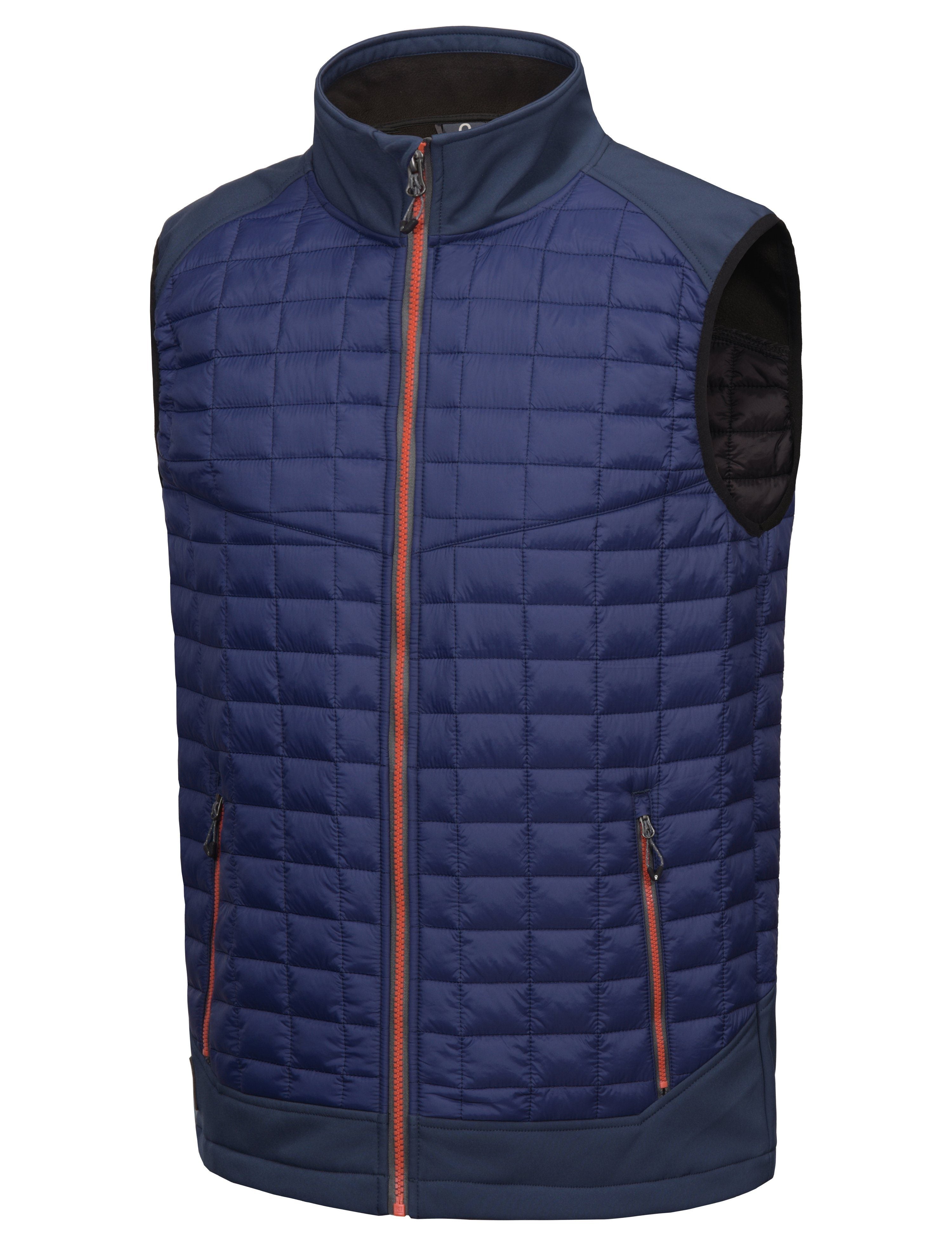 Men’s Quilted Zip-Front Bodywarmer Vest