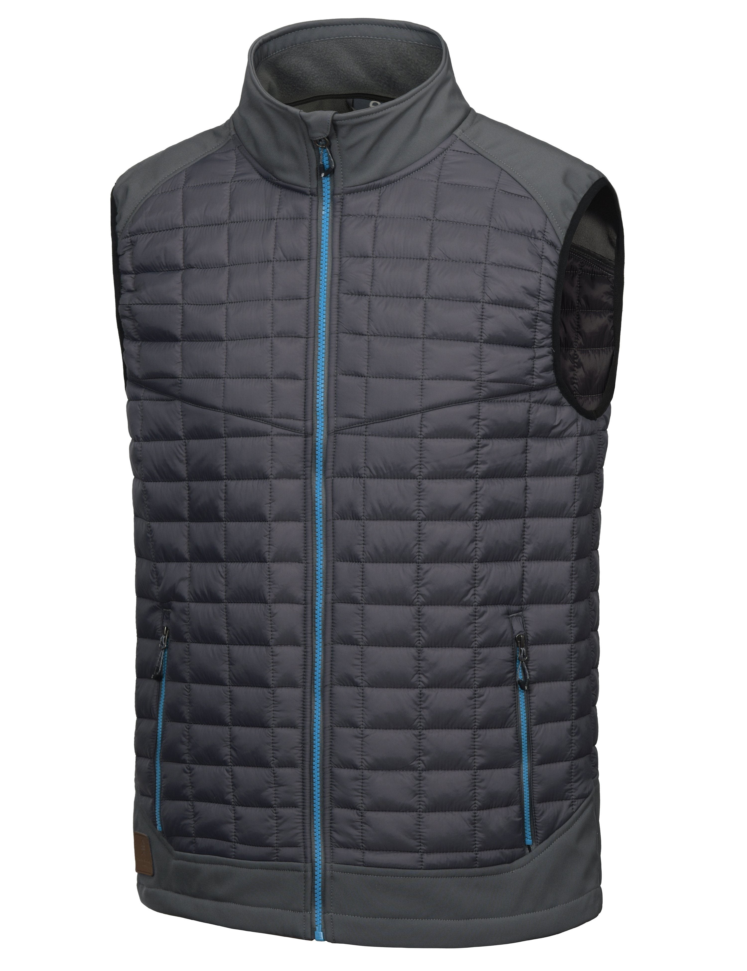Men’s Quilted Zip-Front Bodywarmer Vest