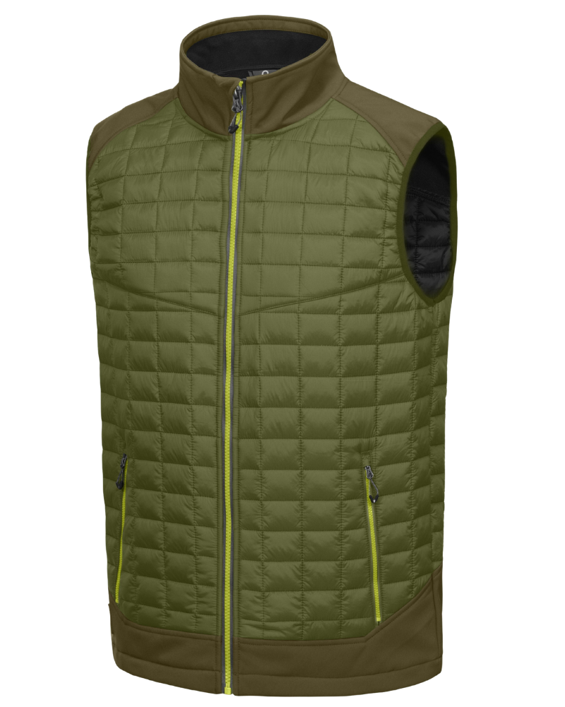 Men’s Quilted Zip-Front Bodywarmer Vest