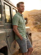 Men’s Short Sleeve Button-Up Shirt
