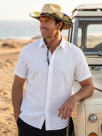 Men’s Short Sleeve Button-Up Shirt
