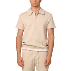 Men’s Short-Sleeve Knit Polo Shirt