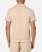 Men’s Short-Sleeve Knit Polo Shirt