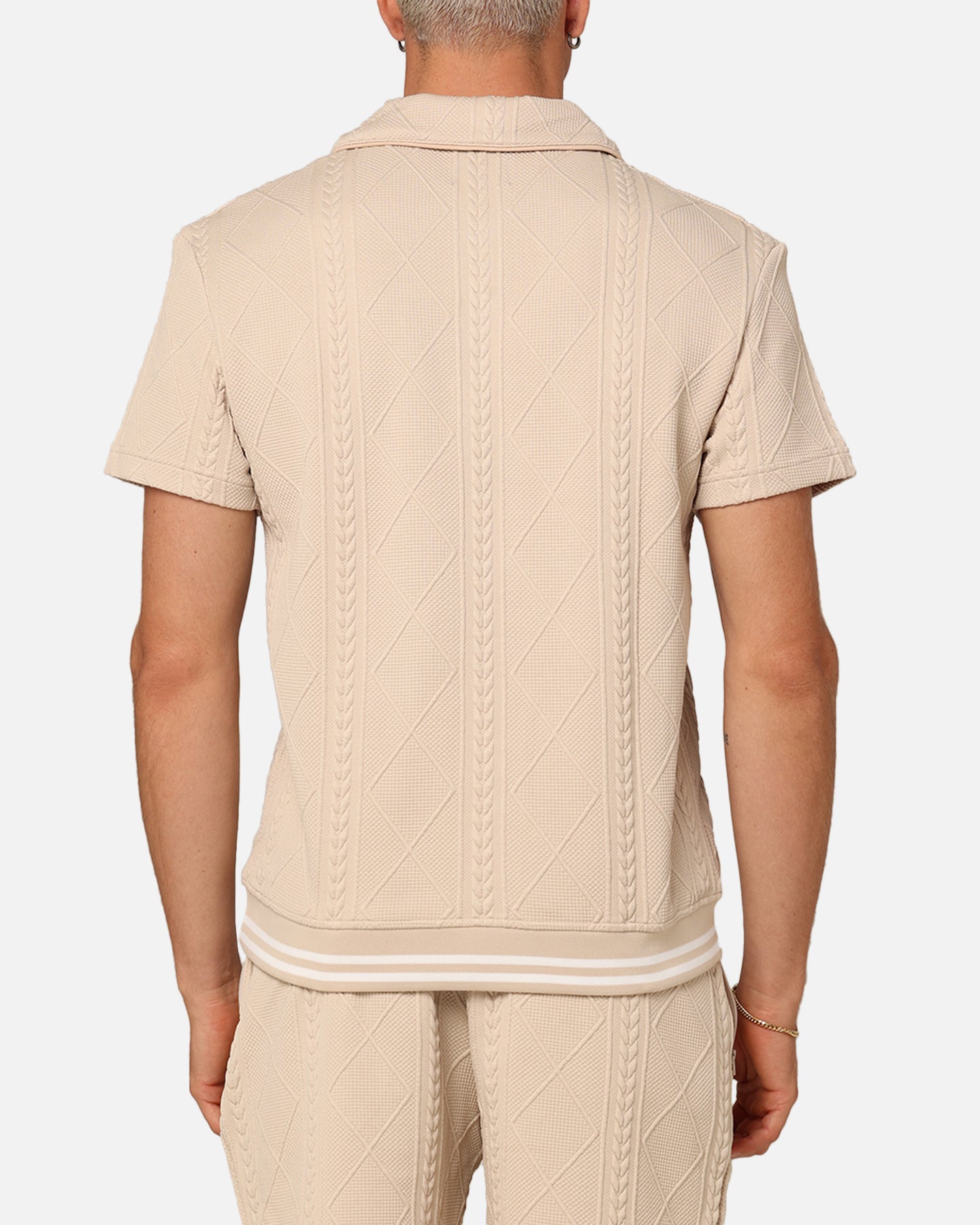 Men’s Short-Sleeve Knit Polo Shirt