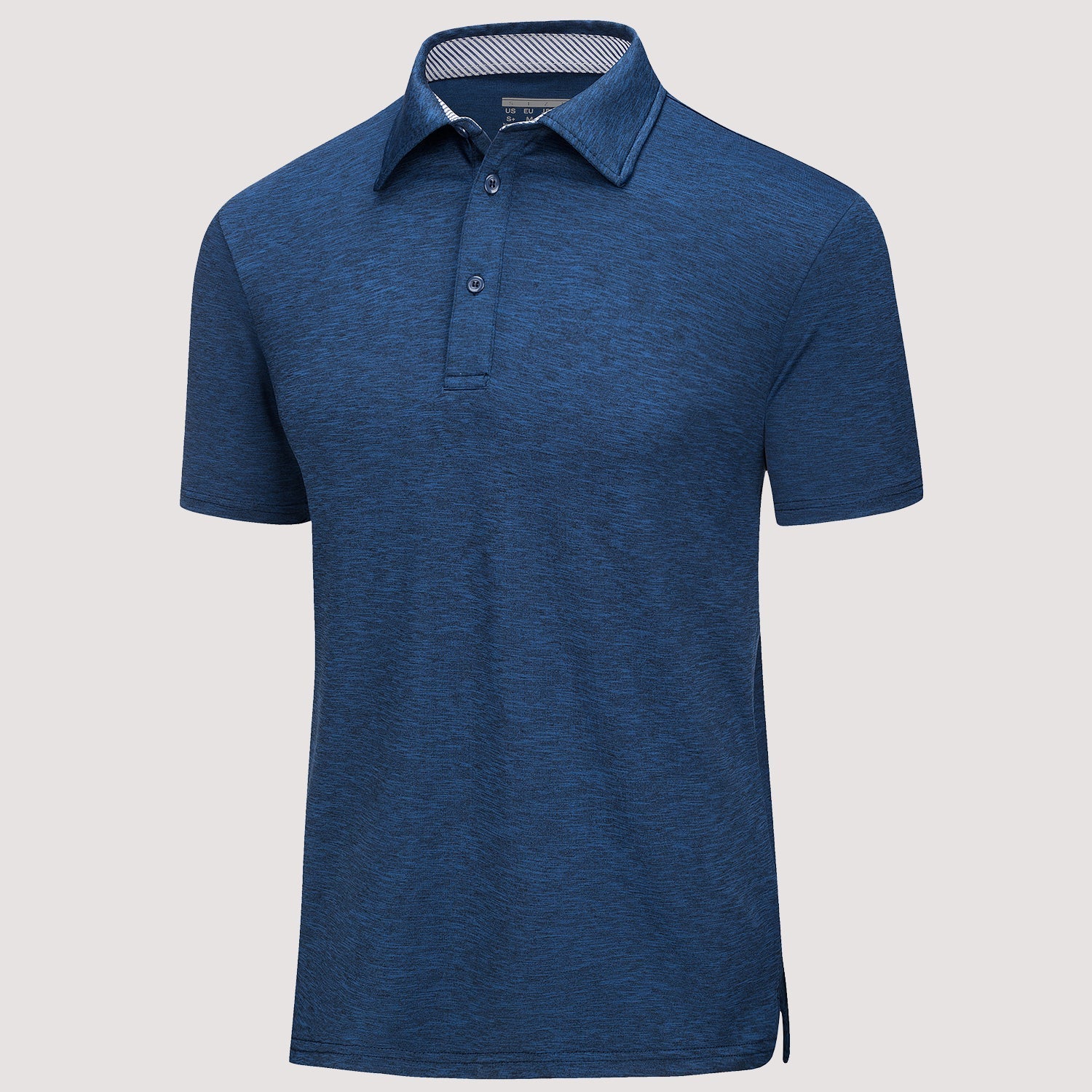 Men’s Short Sleeve Polo Shirt with Button Placket