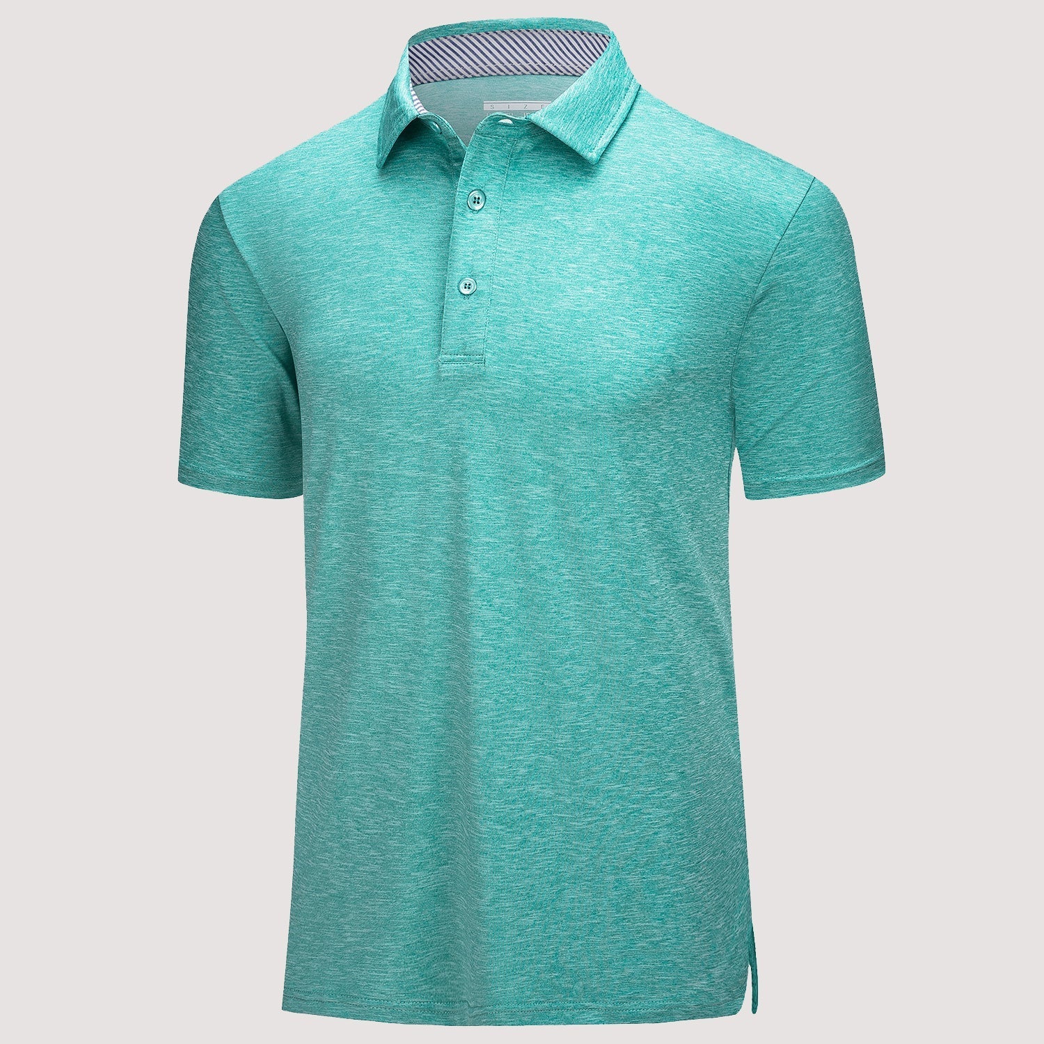 Men’s Short Sleeve Polo Shirt with Button Placket