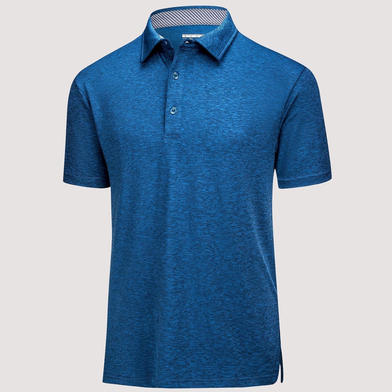 Men’s Short Sleeve Polo Shirt with Button Placket