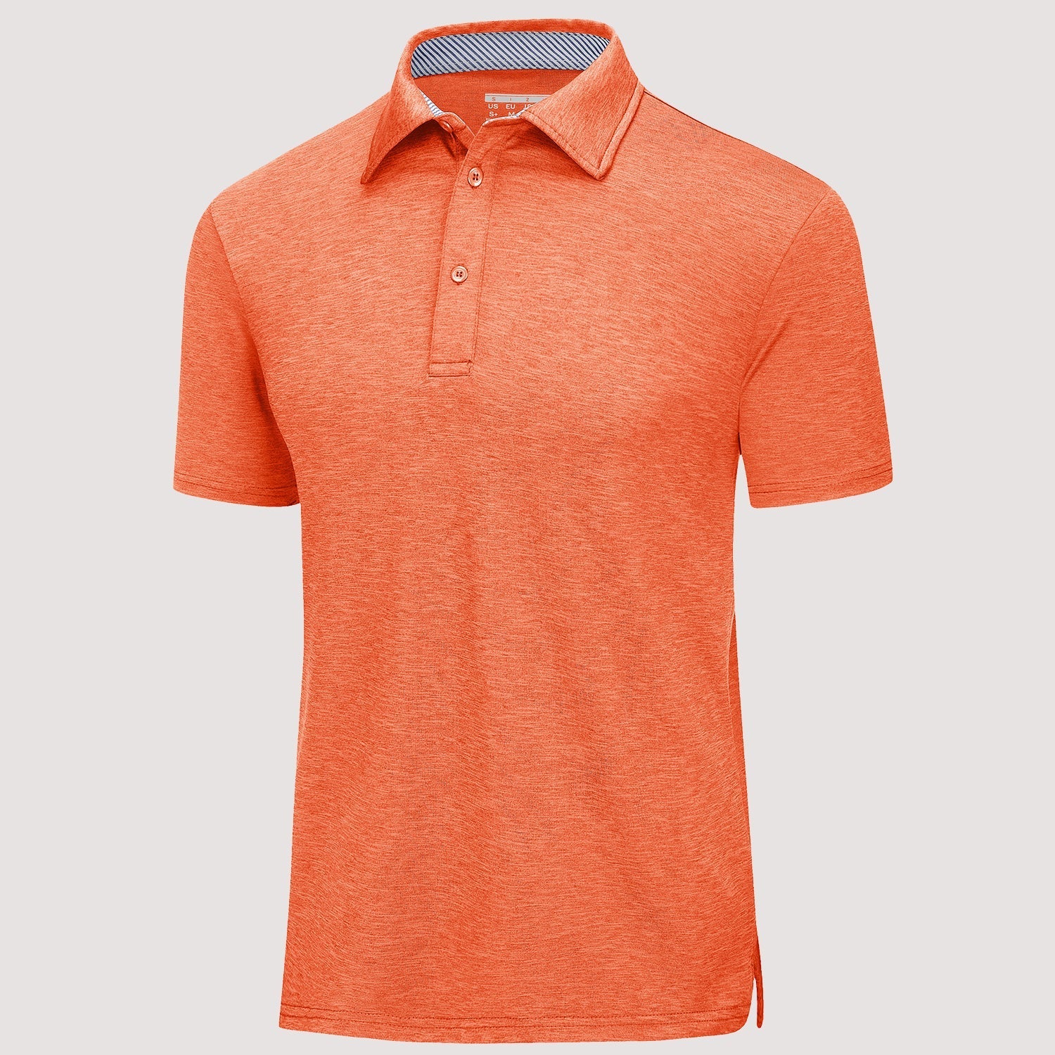 Men’s Short Sleeve Polo Shirt with Button Placket