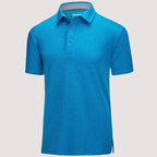 Men’s Short Sleeve Polo Shirt with Button Placket