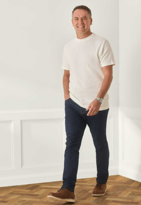 Men’s Slim Fit Denim Jeans With Five Pocket Design