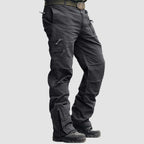 Men’s Tactical Cargo Pants with Multiple Zippered Pockets