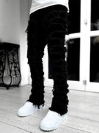 Men’s Tassel Trim Slim Fit Pants
