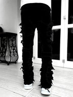 Men’s Tassel Trim Slim Fit Pants