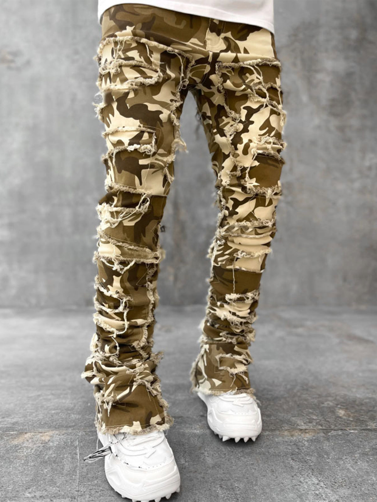 Men’s Tassel Trim Slim Fit Pants