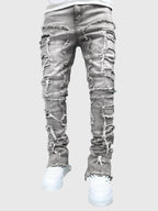 Men’s Tassel Trim Slim Fit Pants