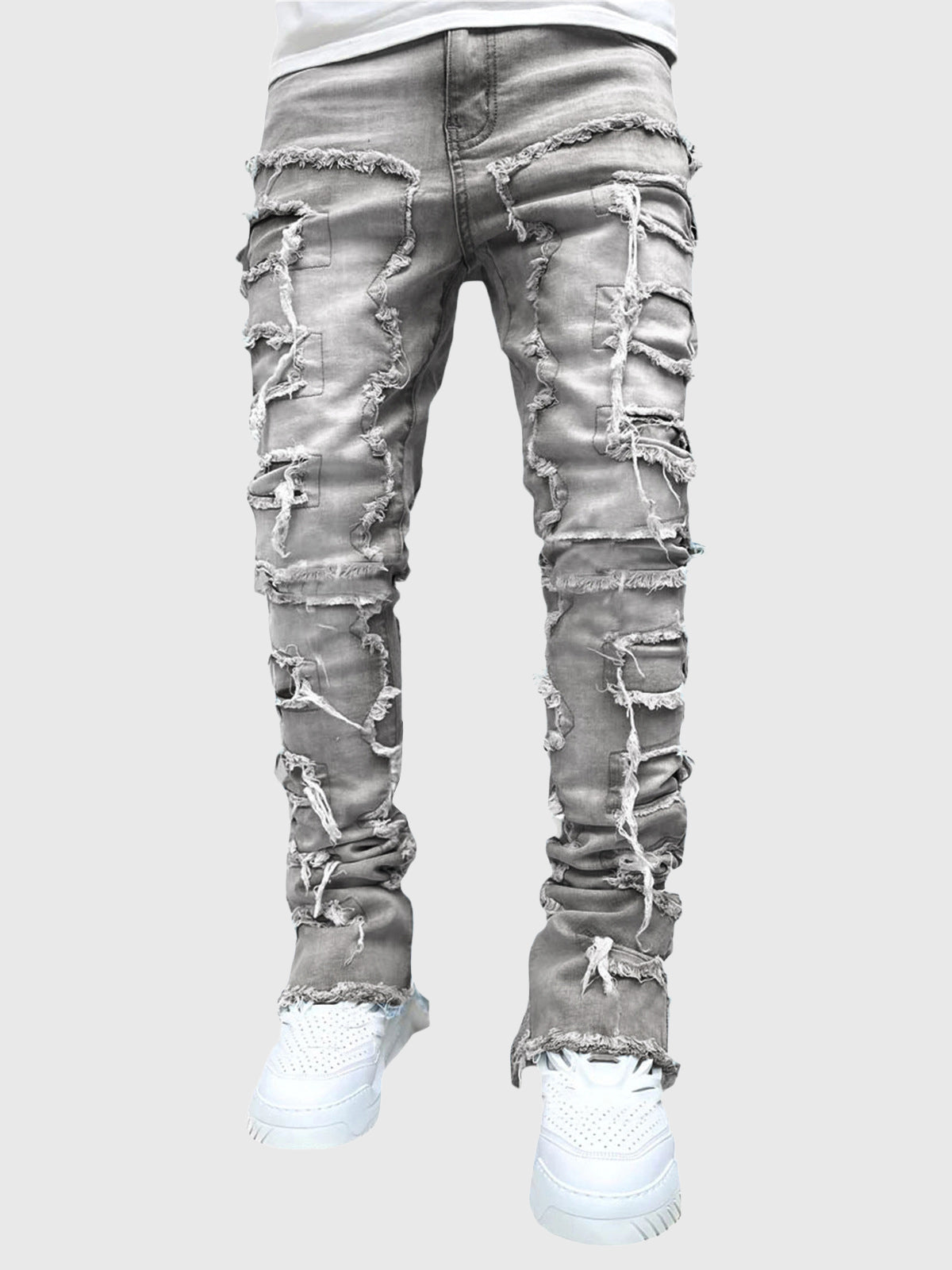 Men’s Tassel Trim Slim Fit Pants