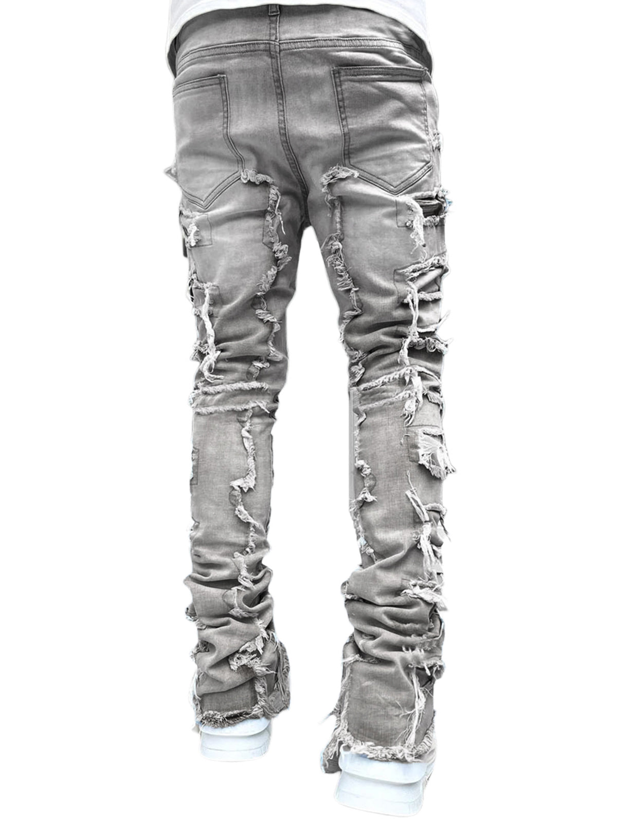 Men’s Tassel Trim Slim Fit Pants