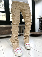 Men’s Tassel Trim Slim Fit Pants