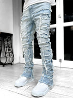 Men’s Tassel Trim Slim Fit Pants