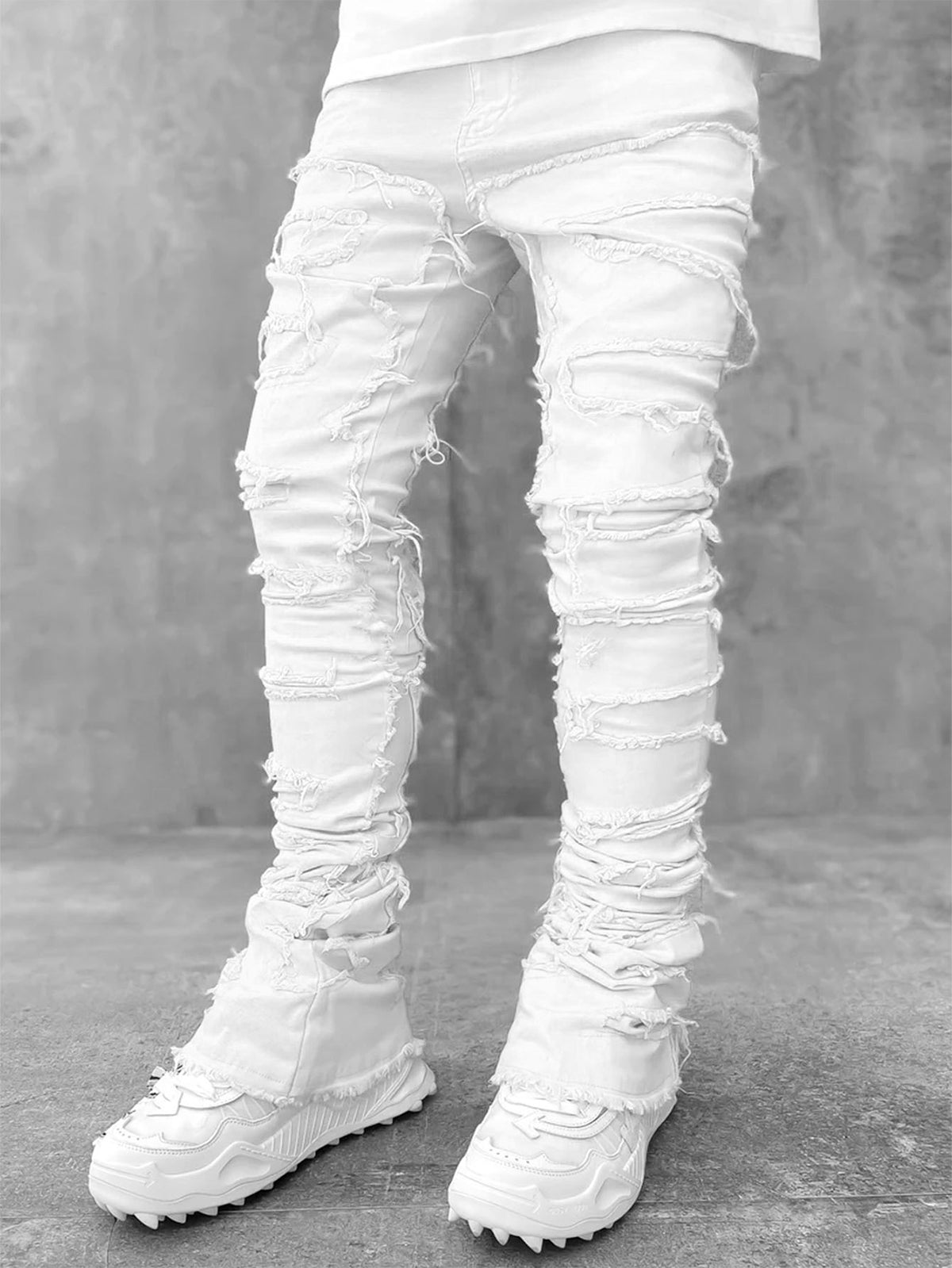 Men’s Tassel Trim Slim Fit Pants