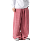 Men’s Textured Wide-Leg Pants