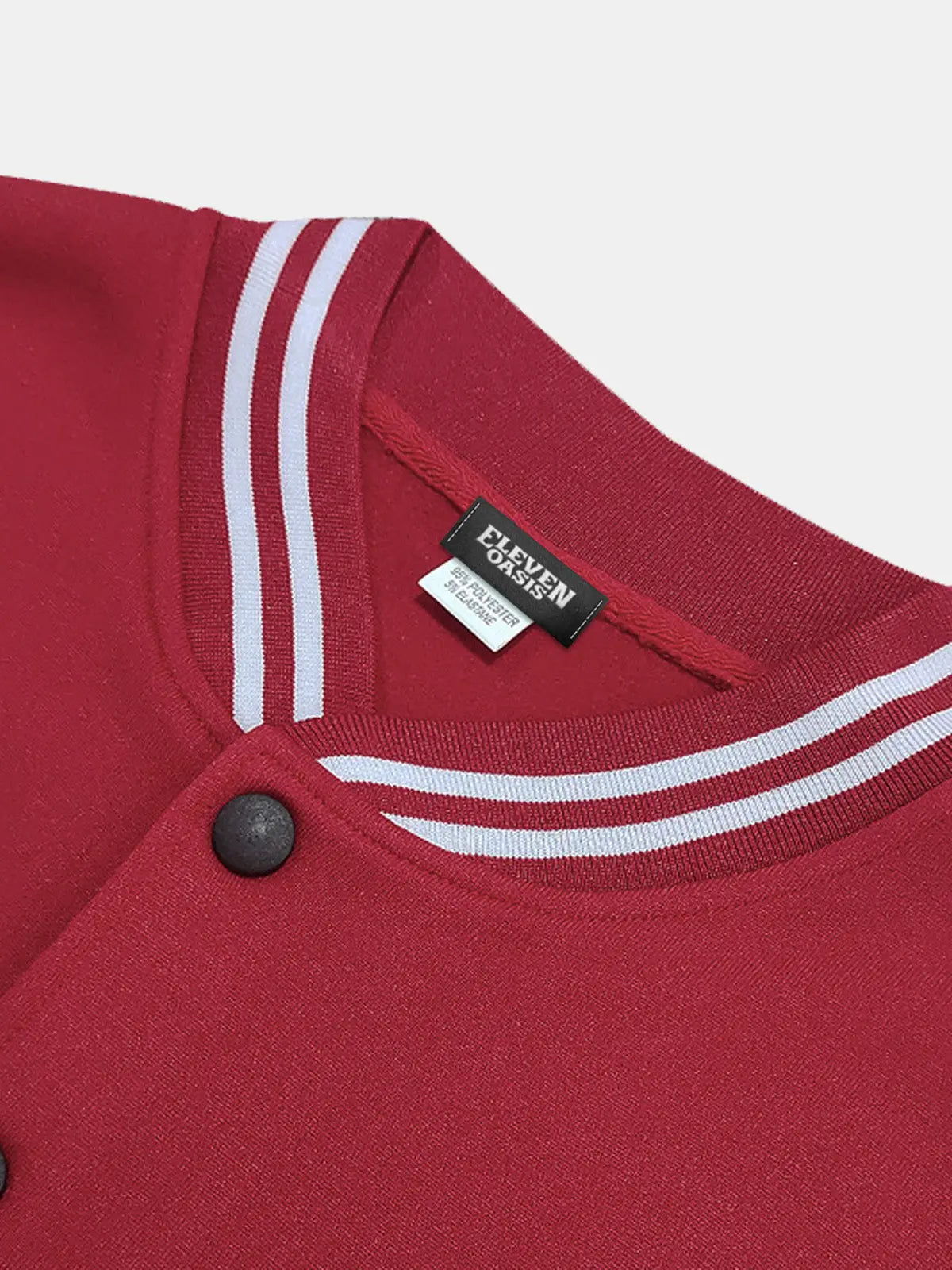Men’s Varsity Style Snap Button Jacket