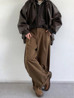 Men’s Wide-Leg Pleated Pants