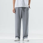 Men’s Wide-Leg Summer Pants with Drawstring Waist
