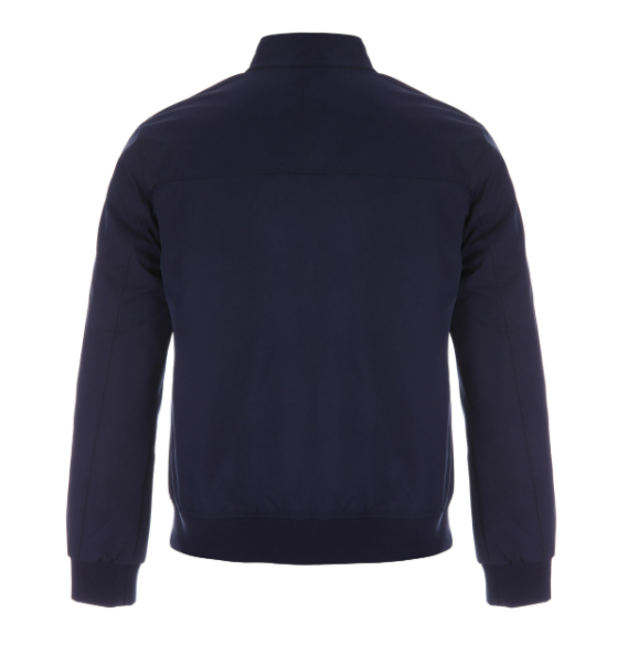 Men’s Zip Front Jacket With Funnel Neck Collar