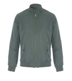 Men’s Zip Front Jacket With Funnel Neck Collar