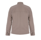 Men’s Zip Front Jacket With Stand Collar And Chest Zip Pocket