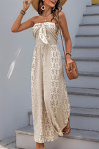 Women’s Bandeau Printed Jumpsuit