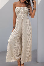 Women’s Bandeau Printed Jumpsuit