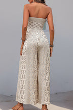 Women’s Bandeau Printed Jumpsuit