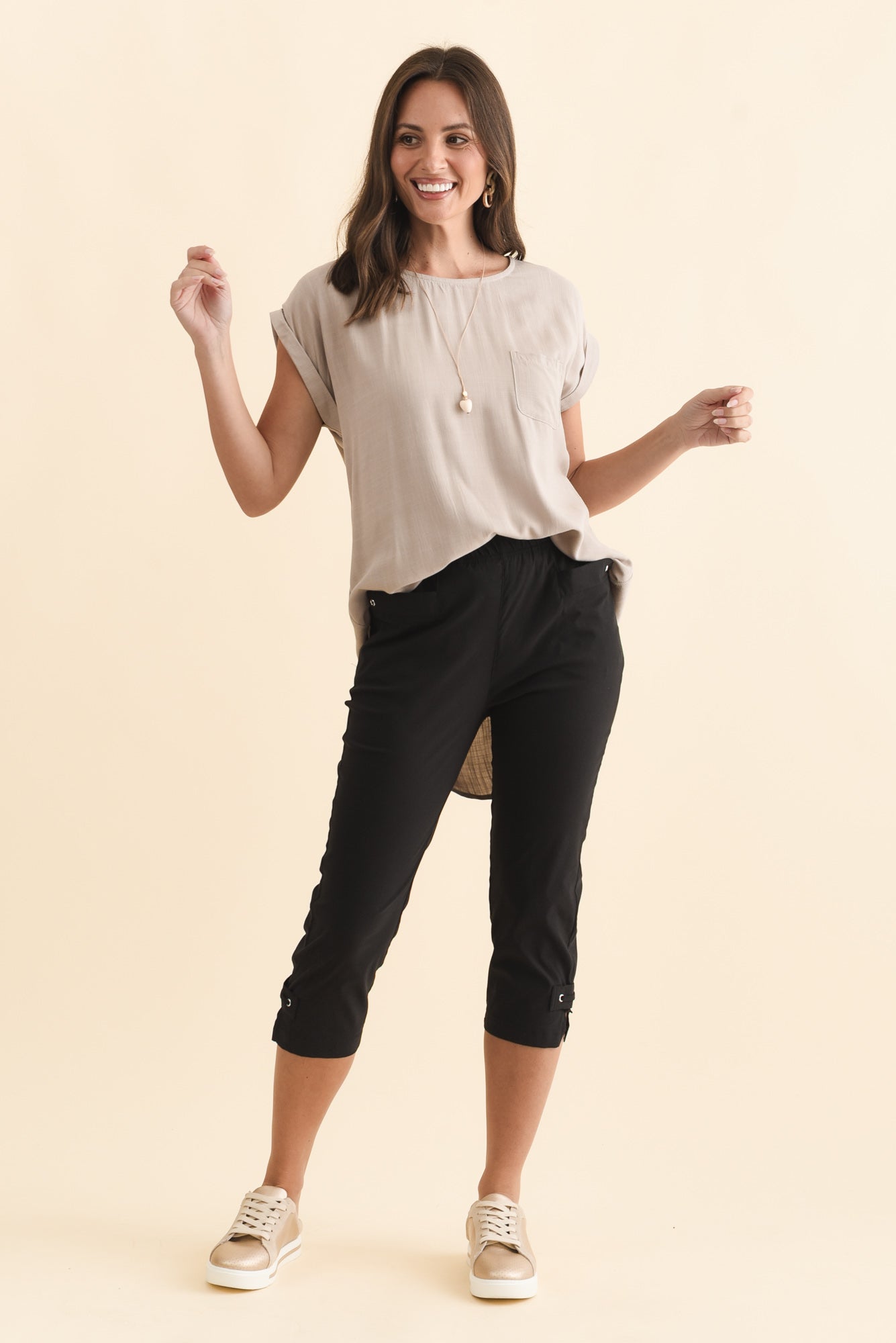 Women’s Black Capri Pants