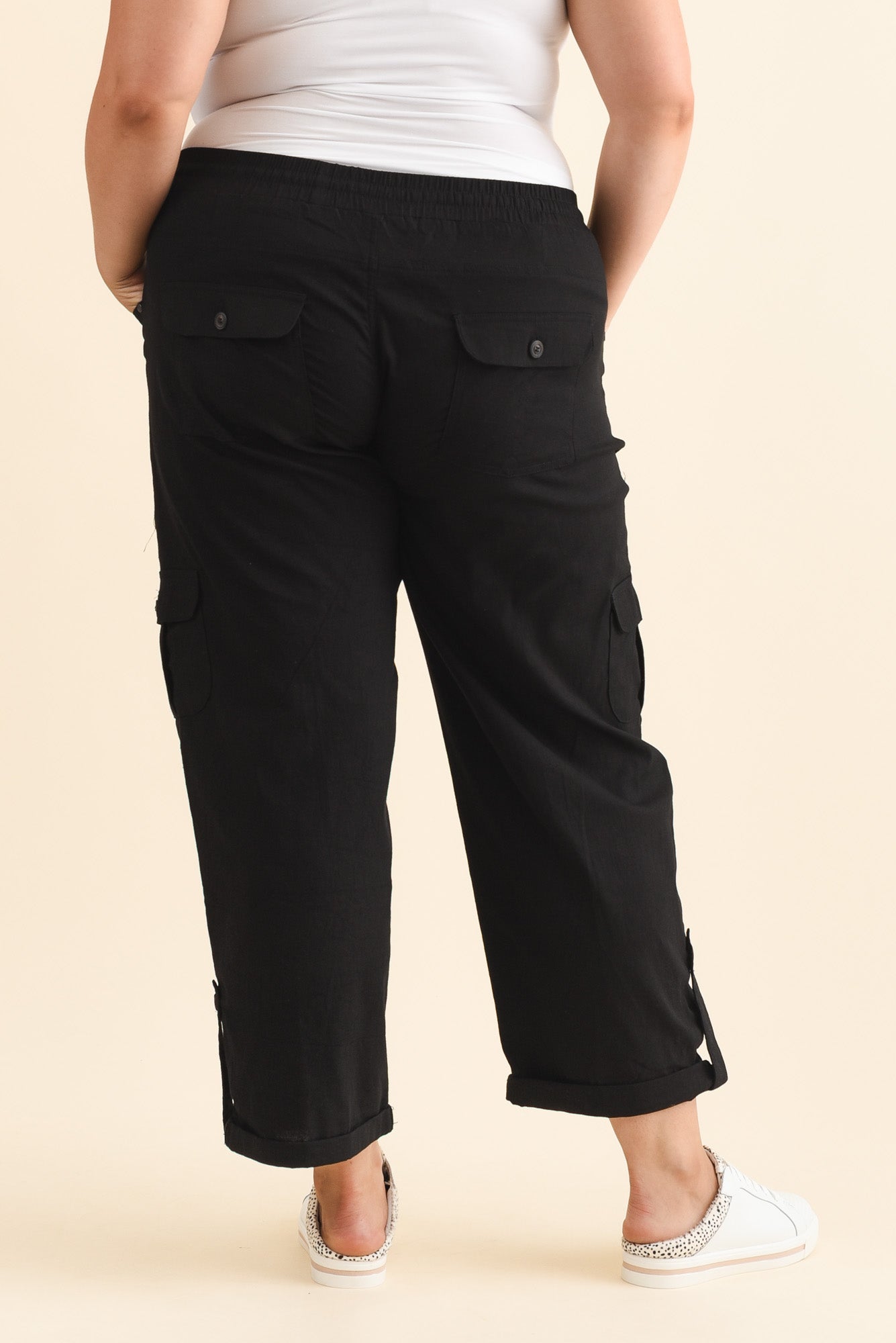 Women’s Black Cargo Pants